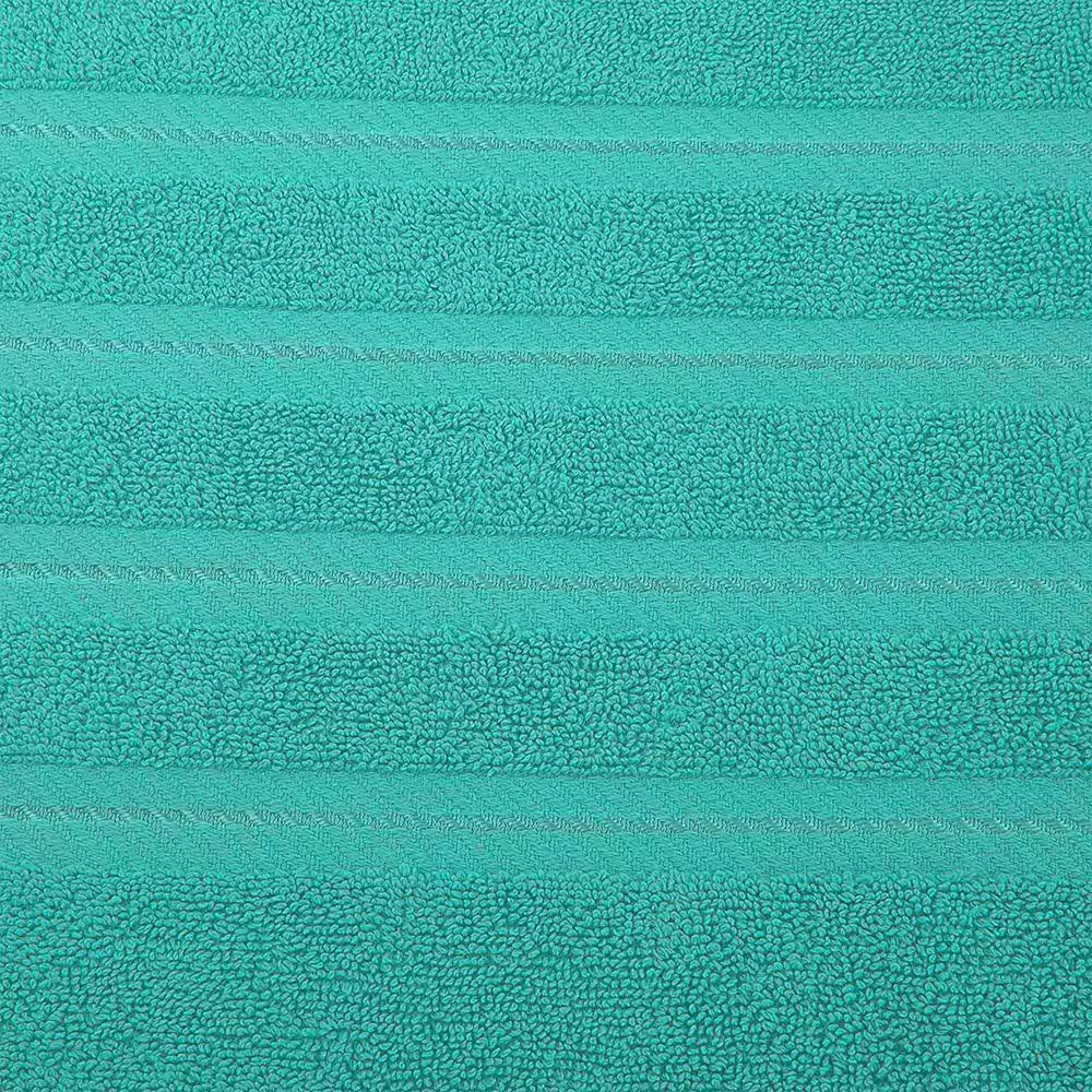 Bath Towel Set 100% Turkish Cotton 3 Piece Towels for Bathroom- Turquoise Blue - Image 4