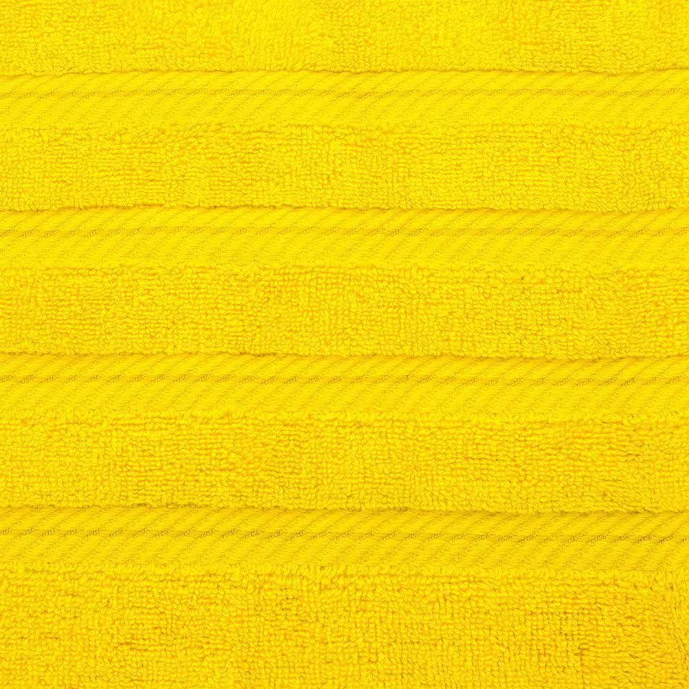 **Bath Towel Set 100% Turkish Cotton – 3 Piece Luxury Bathroom Towel Set, Soft, Fluffy, Highly Absorbent & Quick Dry, Includes Bath Towel, Hand Towel & Washcloth, Premium Turkish Cotton Towels – Lemon Yellow** - Image 4