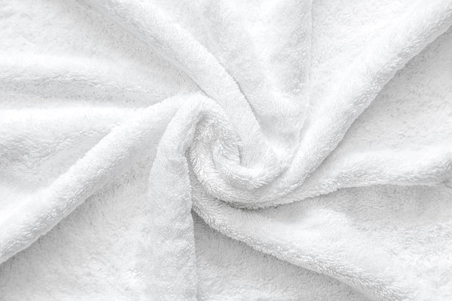 Hotel & Spa Quality 6-Piece Turkish Towel Set, 100% Cotton, Super Soft & Absorbent, Includes 2 Bath Towels, 2 Hand Towels & 2 Washcloths, Premium Towels for Bathroom, Kitchen & Home Décor – Snow White - Image 3