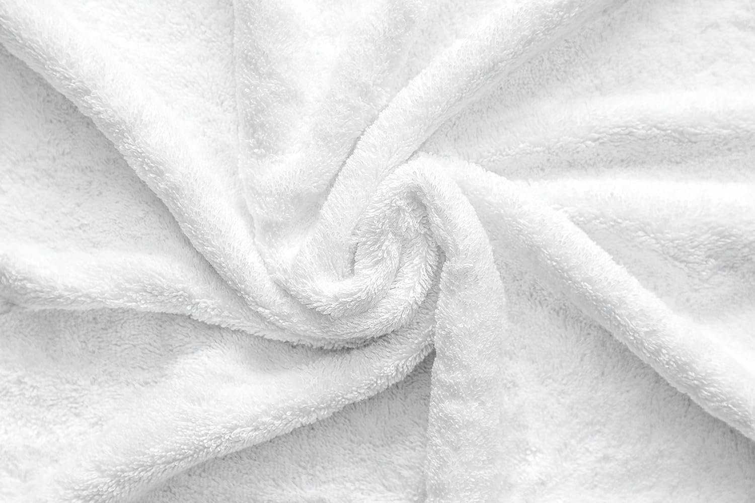 100% Turkish Cotton Bath Towels – 4-Pack, 27" × 54" Extra-Large, Premium Soft, Highly Absorbent & Quick-Drying Bathroom Towels, White - Image 6