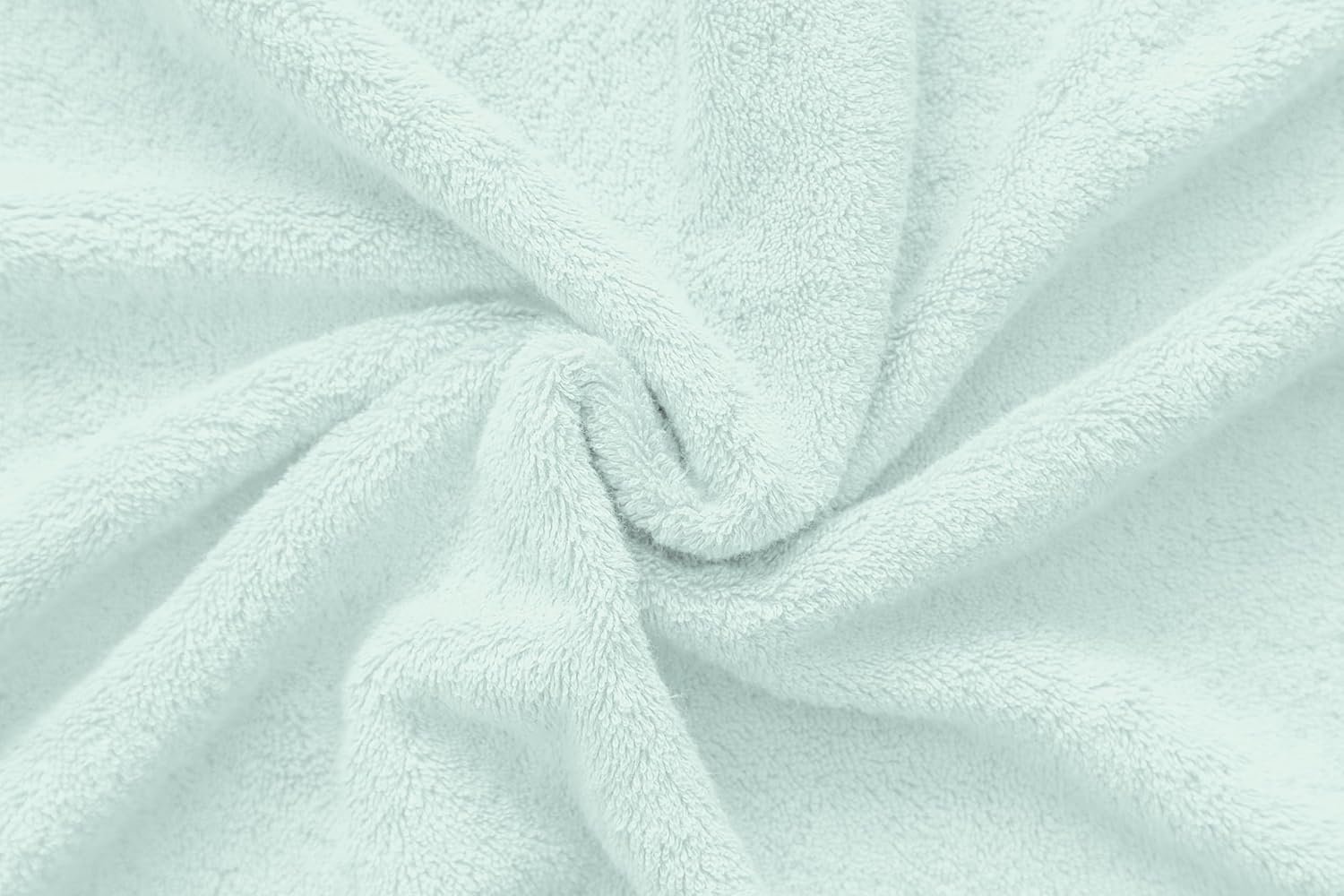 100% Cotton Turkish 6-Piece Towel Set – Luxury Soft & Absorbent Bathroom Essentials, Includes 2 Bath Towels, 2 Hand Towels & 2 Washcloths, Premium Quick-Dry Turkish Cotton Towels for Home, Hotel & Spa – Mint Green - Image 6