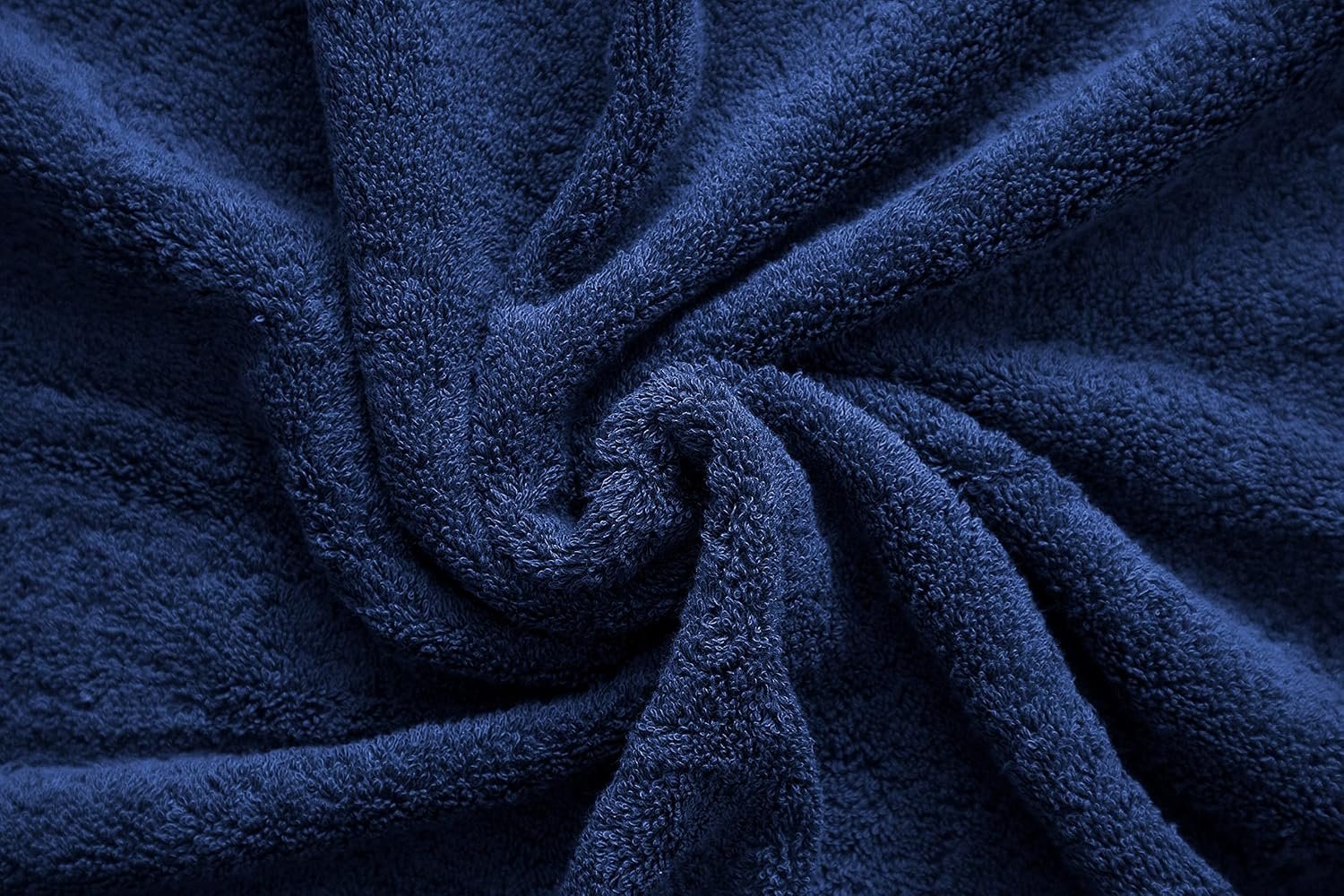 100% Cotton Turkish Bath Towels for Bathroom, 4 Pack, 27" x 54" Extra Large Premium Towels, Soft, Highly Absorbent & Quick Drying, Luxury Cotton Bathroom Towels for Home, Hotel, Spa & Everyday Use – Navy Blue - Image 6