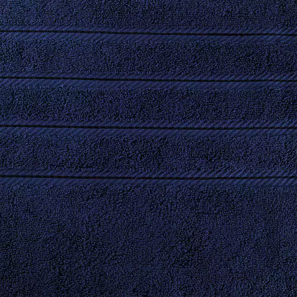 100% Turkish Cotton 3 Piece Bath Towel Set for Bathroom – Soft, Absorbent & Fluffy Premium Towels, Includes Bath Towel, Hand Towel & Washcloth, Quick-Dry, Durable Luxury Bathroom Towel Set – Navy Blue - Image 4