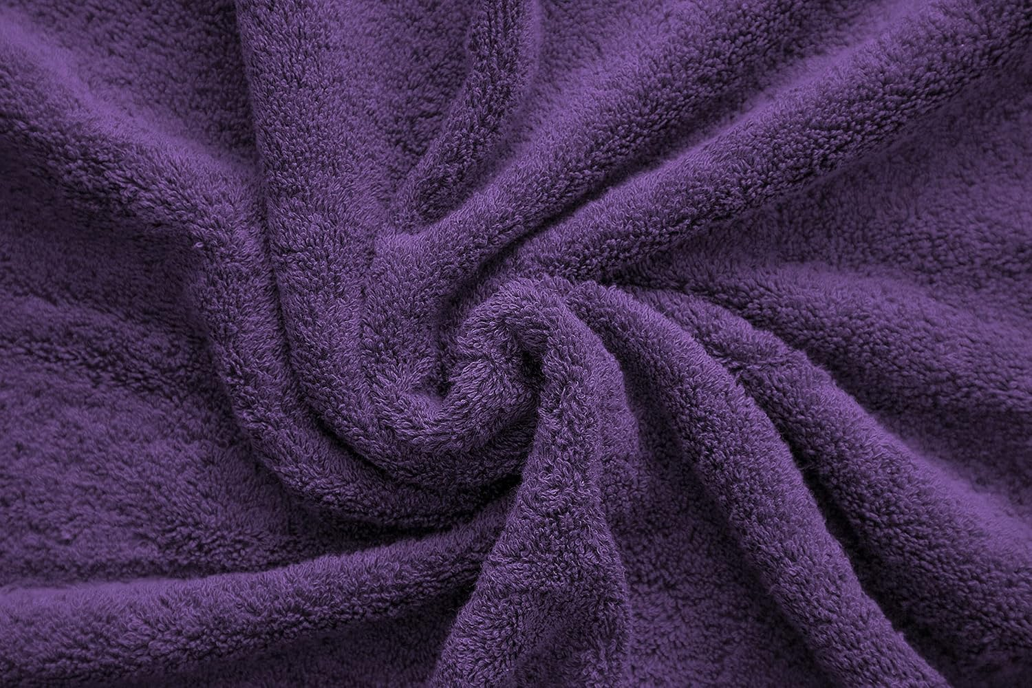 Premium Turkish Bath Towels 4 Pack – 100% Cotton, 27" x 54" Extra Large, Soft, Absorbent & Quick-Drying Bathroom Towels – Purple - Image 5