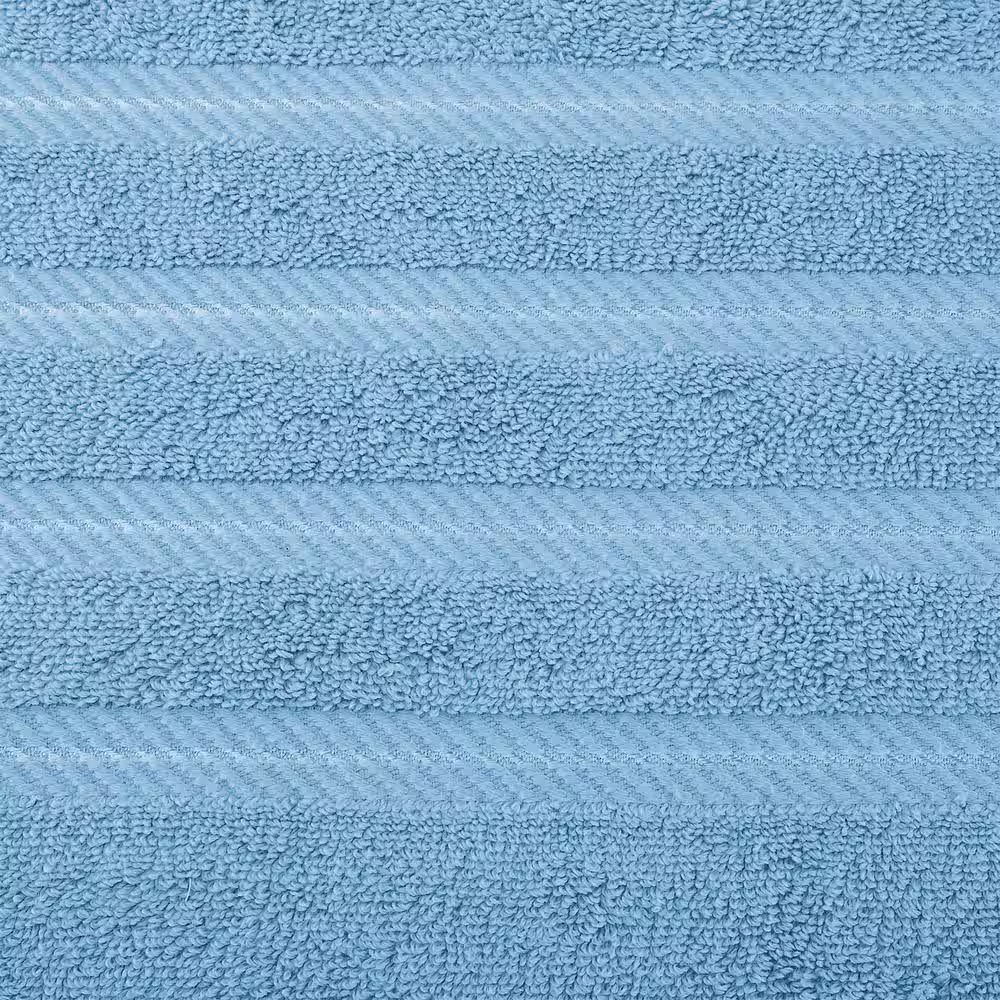 Bath Towel Set 100% Turkish Cotton 3 Piece Towels for Bathroom- Sky Blue - Image 4
