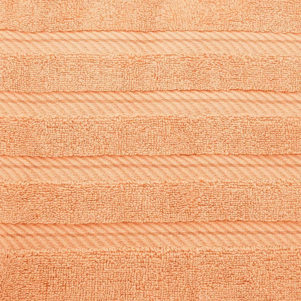 Bath Towel Set 100% Turkish Cotton 3 Piece Towels for Bathroom- Malibu Peach - Image 5
